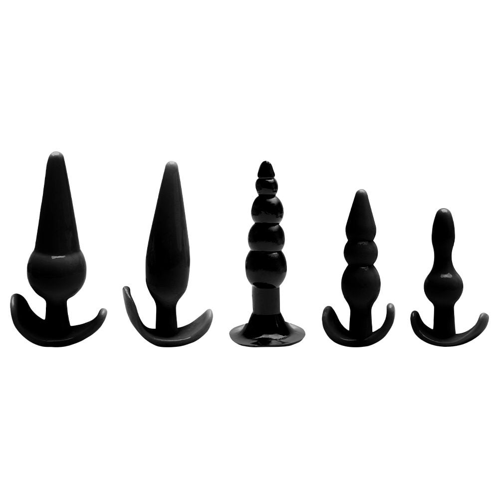 Kit 5 Plugs Silicone Tamanho Graduais - 33477