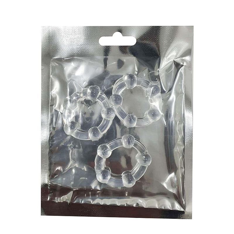 Kit 3 Aneis Penianos Silicone -7308