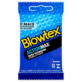 Preservativo Action Texturizado 03 Unidades Blowtex