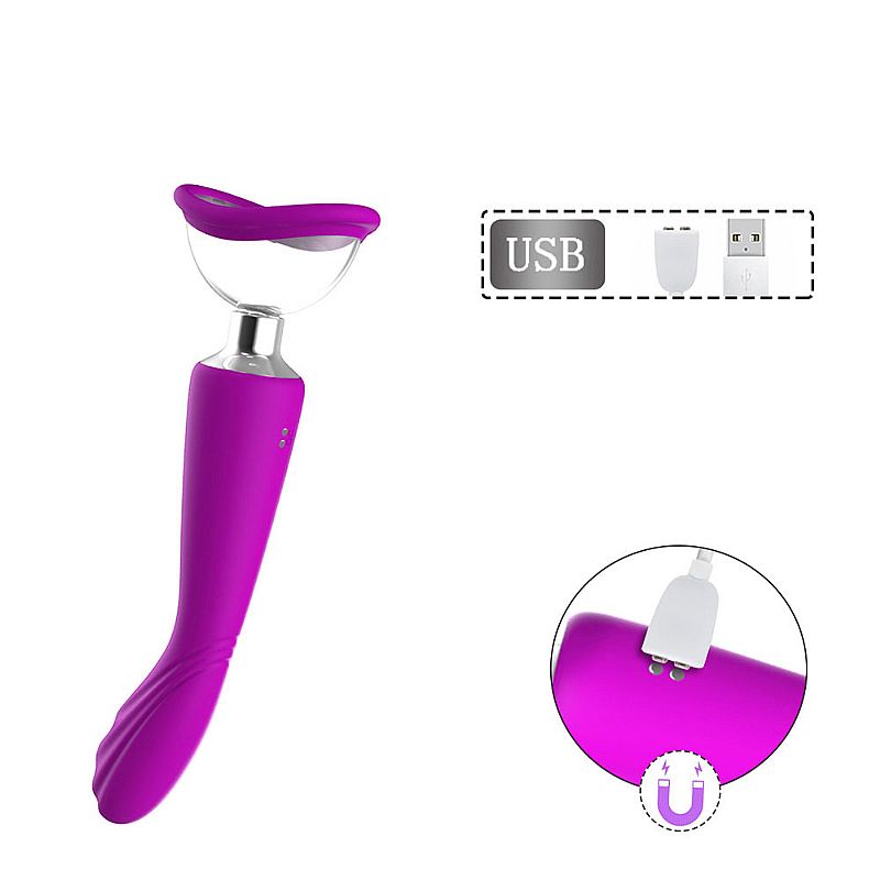 2 Em 1 Vibrador & Sugador - 7396