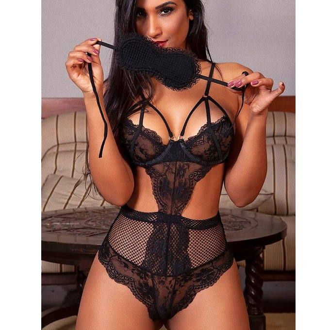 Body Renda E Arrastão E Venda Rendada -2164