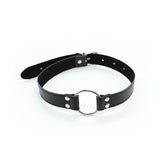 Mordaça Choker Com Anel Metal Cromado -8093