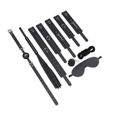 Kit Sado com 8 itens em couro ecológico - 8615