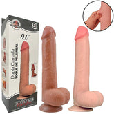 Pênis Realístico com Dupla Camada 9.0" 23X4cm - 6012
