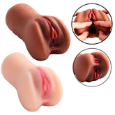 Masturbador Masculino Formato Vagina e Ânus - 16,5x9cm - 9786