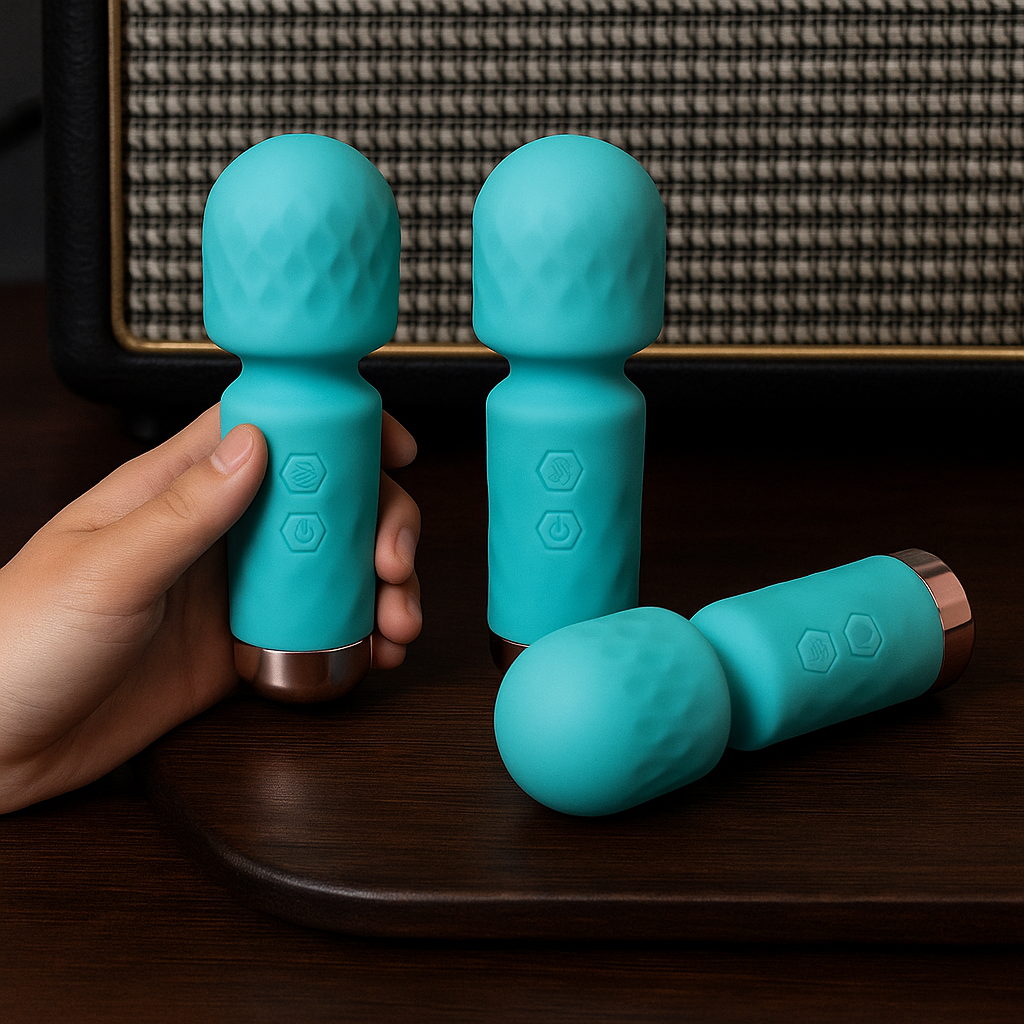 MIcrofone com toque Aveludado 10 vibrações - 7949