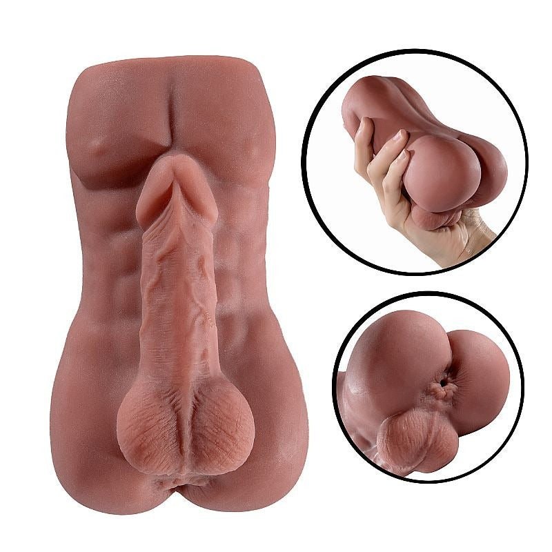 Masturbador Corpo Masculino 16,5 cm - 8871