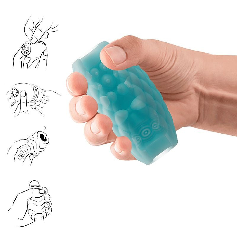 Masturbador Egg Texturizado & Vazado - 9055