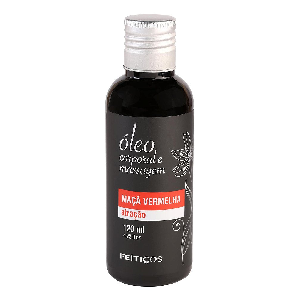 Óleo Corporal - Maça Vermelha -Atração 120Ml