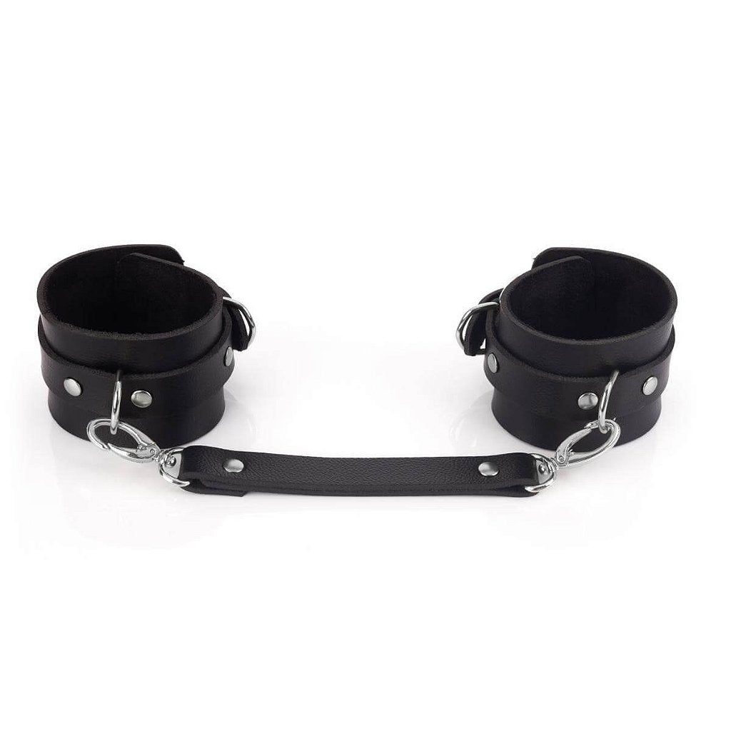 Algema / Bracelete Em Couro Ecológico -Ns109
