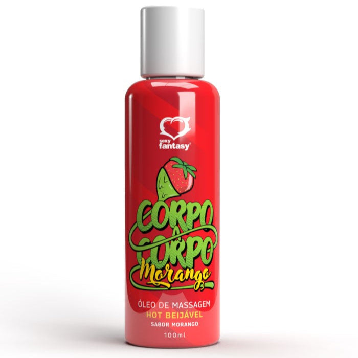 Óleo De Massagem Corpo A Corpo Beijável 100Ml