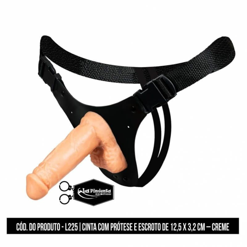 Cinta Prótese Com Escroto 12,5X3,2 Cm  -L225