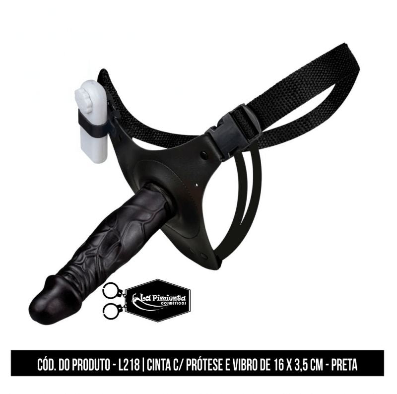 Protese Com Cinta E Vibro - 16X3,5Cm -L218