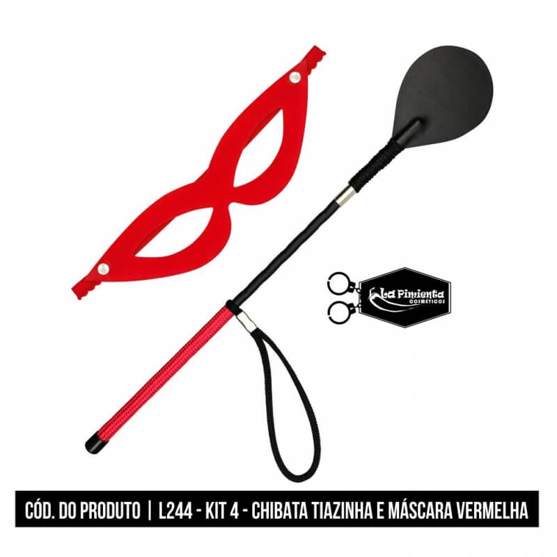 Kit Chibata Tiazinha Com Máscara Vermelha