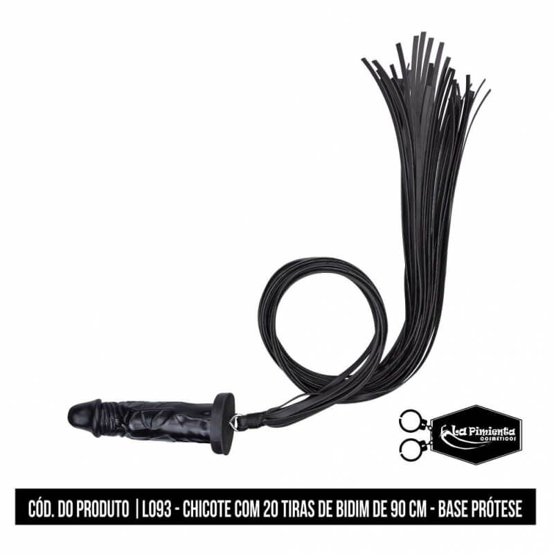 Chicote Tiras Bedim 90Cm E Pênis 16Cm -L093