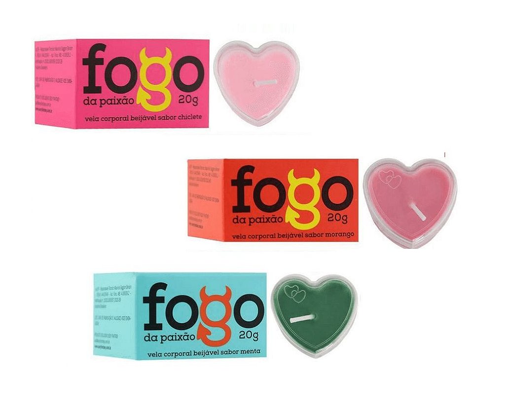 Vela Para Massagem - Fogo Da Paixão