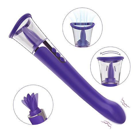 Vibrador de Clitóris com Sucção - Sabrina - S-Hande - 7003