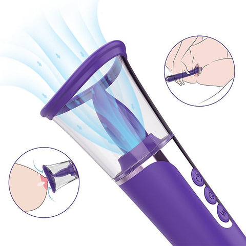 Vibrador de Clitóris com Sucção - Sabrina - S-Hande - 7003