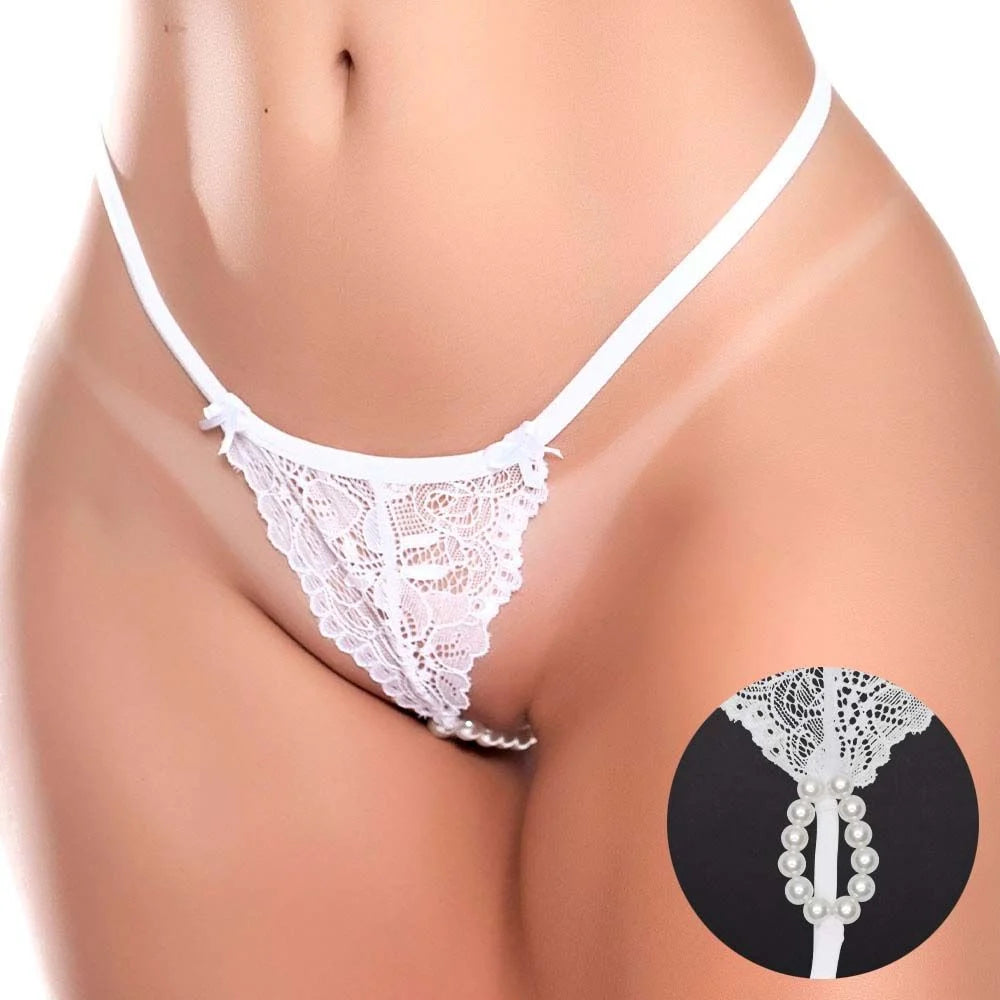 Calcinha Tailandesa Com pérolas delicadas - 31544