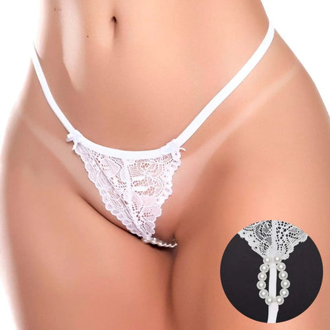Calcinha Tailandesa Com pérolas delicadas - 31544