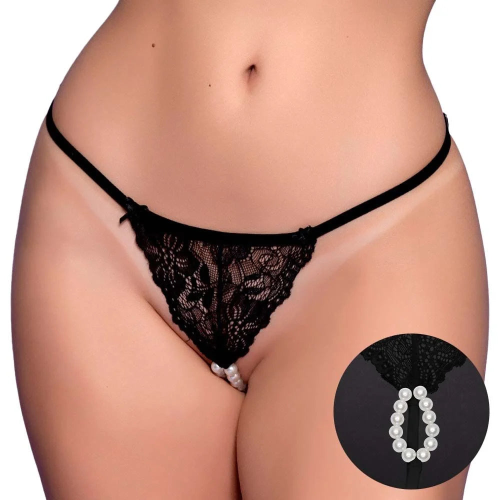 Calcinha Tailandesa Com pérolas delicadas - 31544