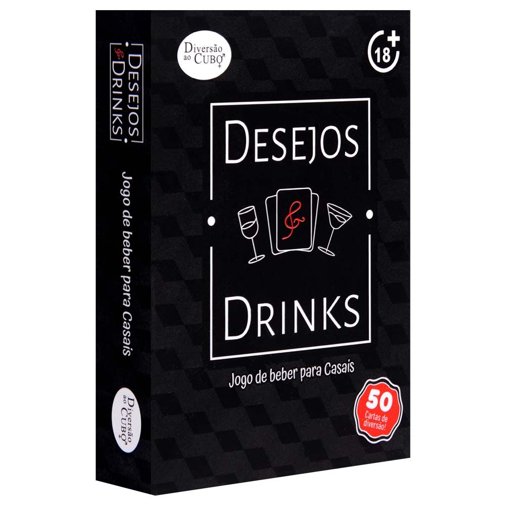 Jogo De Cartas - Desejos E Drinks Para Casais