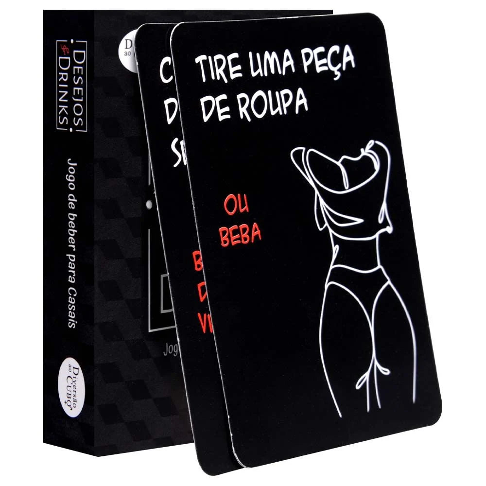 Jogo De Cartas - Desejos E Drinks Para Casais