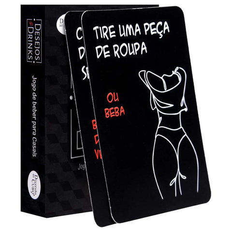 Jogo De Cartas - Desejos E Drinks Para Casais