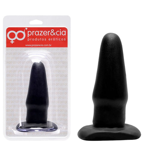 Plug Anal De Borracha Maciço 13x4,3cm - 07795