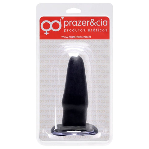 Plug Anal De Borracha Maciço 13x4,3cm - 07795