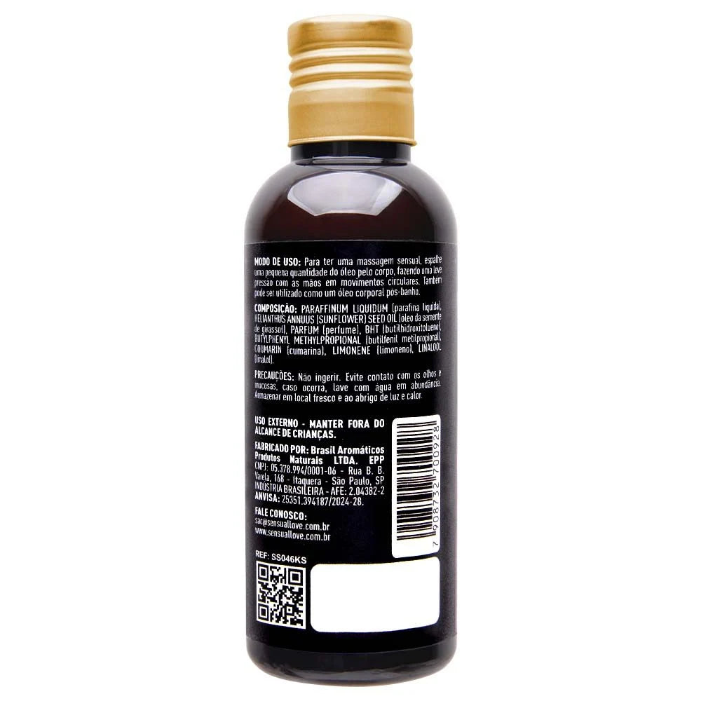 Óleo Corporal Para Massagem e pós-banho 120Ml - Aromas