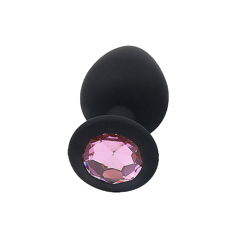 Plug Silicone com Joia Redonda - M - 7203