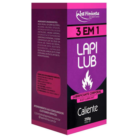 Lapi Lub 3 Em 1 Caliente 250g La Pimienta - 35167