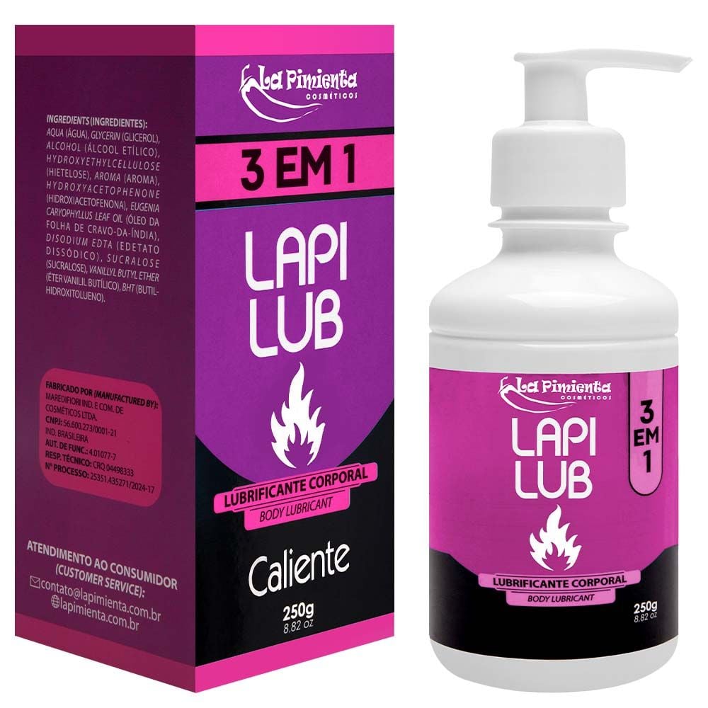 Lapi Lub 3 Em 1 Caliente 250g La Pimienta - 35167