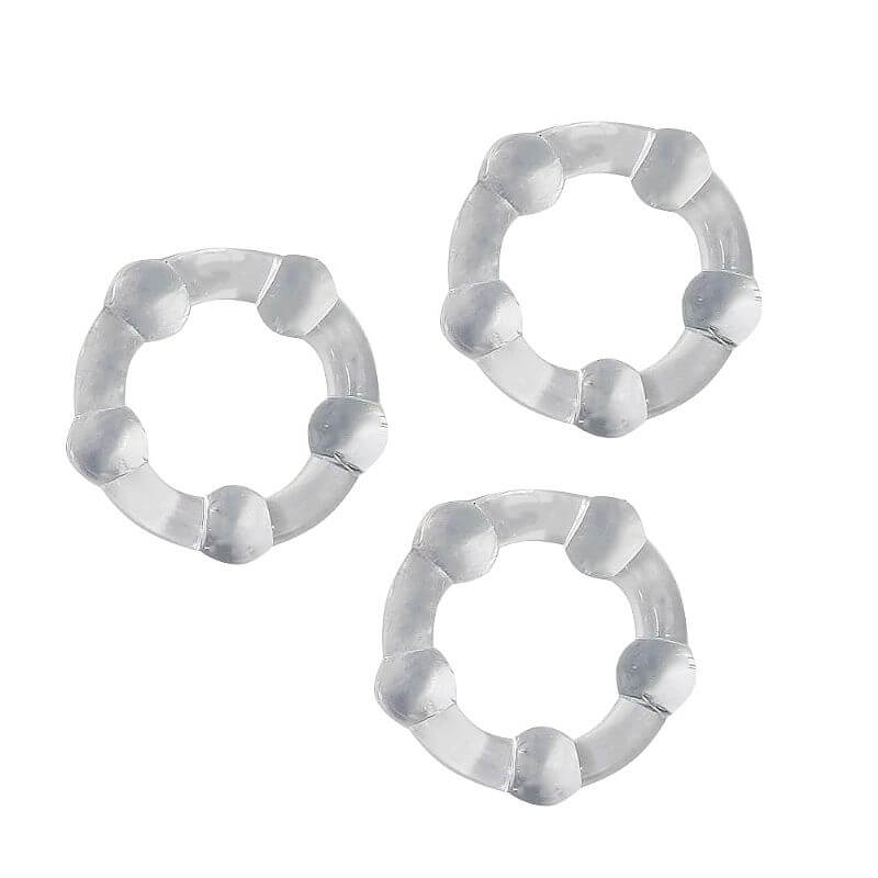 Kit 3 Aneis Penianos Silicone -7308