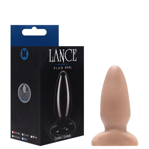 Plug Anal Borracha Maciço 10X3,5Cm - 30321