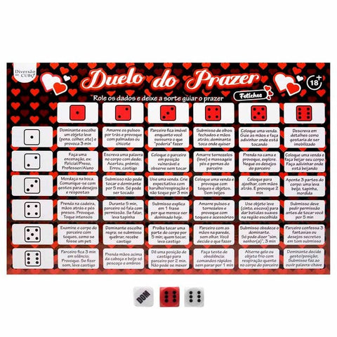 Jogo Duelo Do Prazer Fetiche Diversão Ao Cubo - 36313