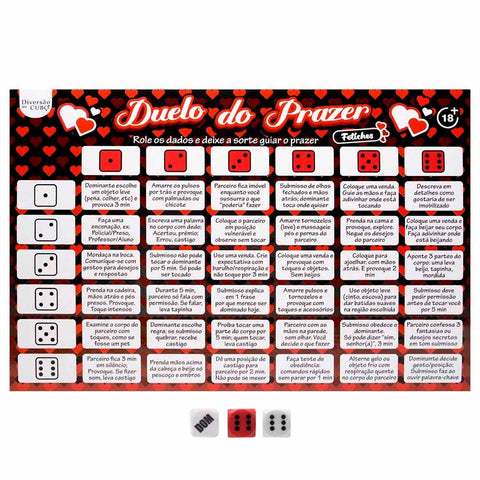 Jogo Duelo Do Prazer Fetiche Diversão Ao Cubo - 36313