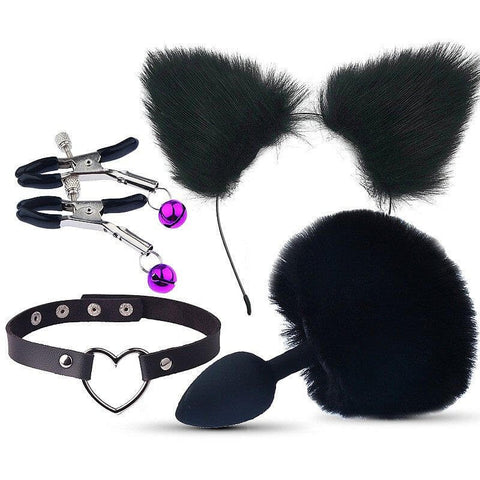 KIT FOX BLACK COM PLUG ANAL (7341)
