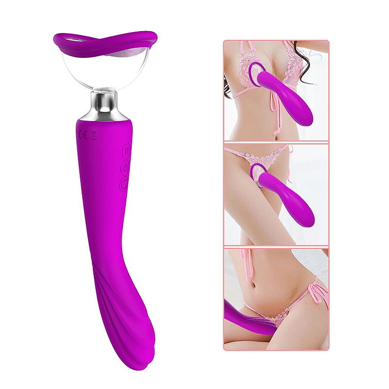 2 Em 1 Vibrador & Sugador - 7396