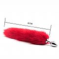 Plug Anal Rabo de Raposa - Vermelho - 5862