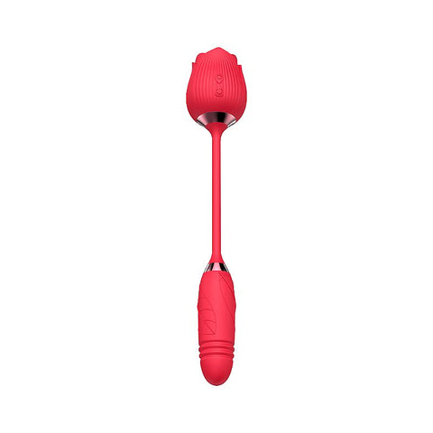 Vibrador Vai e vem & Rosa Pulsadora - 7633