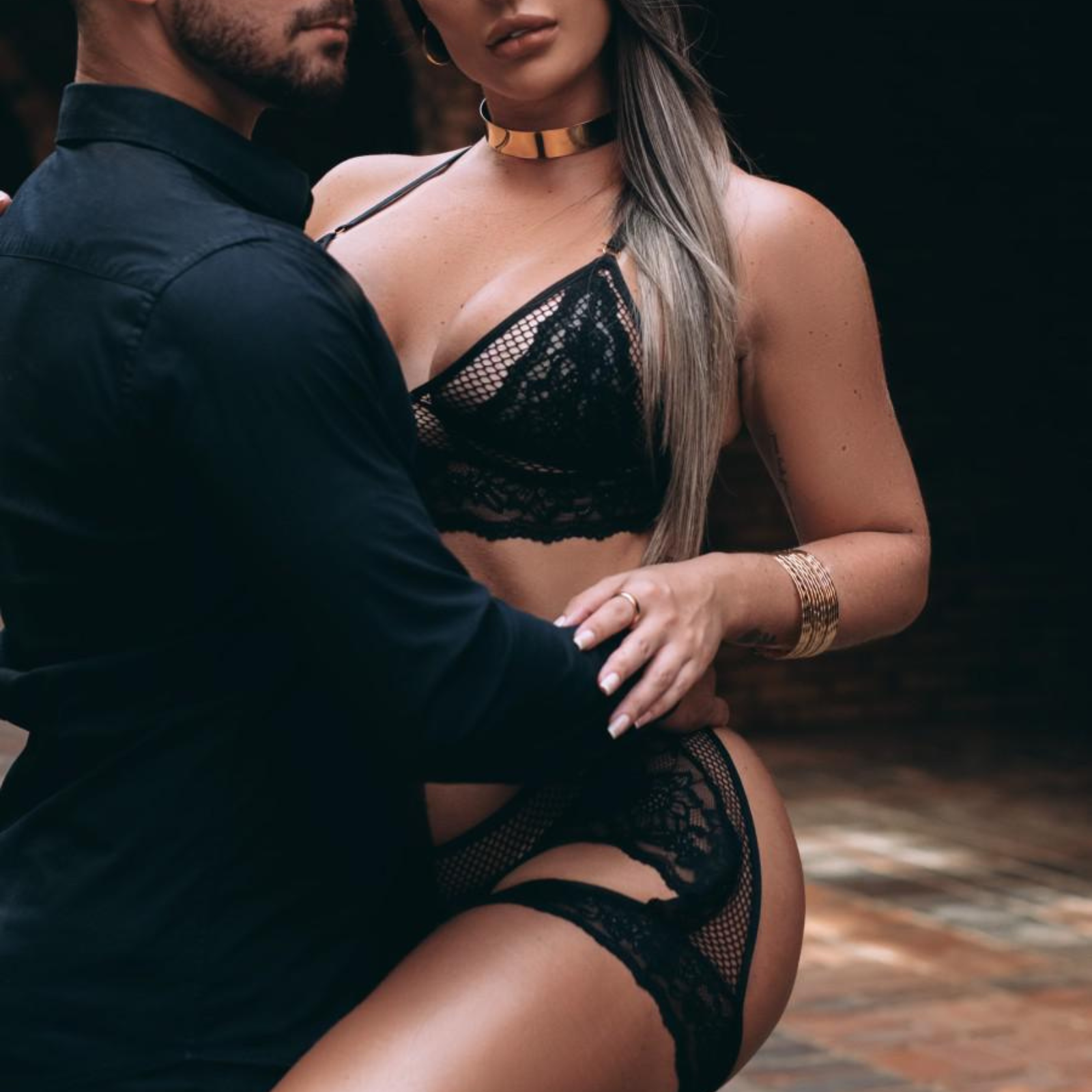 Conjunto Liga Persex Arrastão E Renda -2376