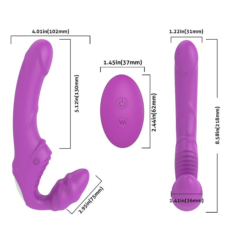 Strapless Ponto G 2 Motores 9 Modos - 5991
