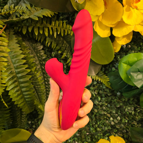 Vibrador Duplo Movimento Lingua - 8243