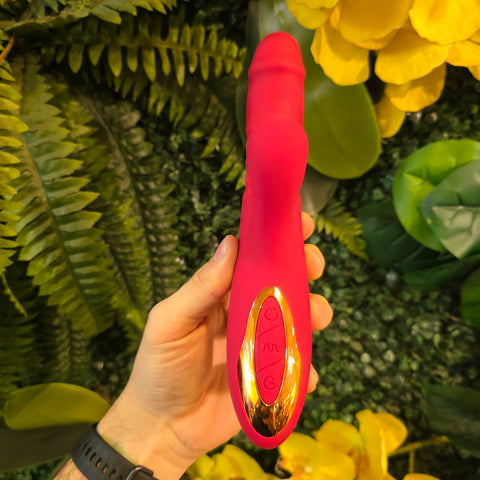 Vibrador Duplo Movimento Lingua - 8243