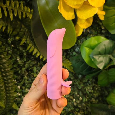 Vibrador de Ponto G - Golfinho Recarregável Tina - 8731