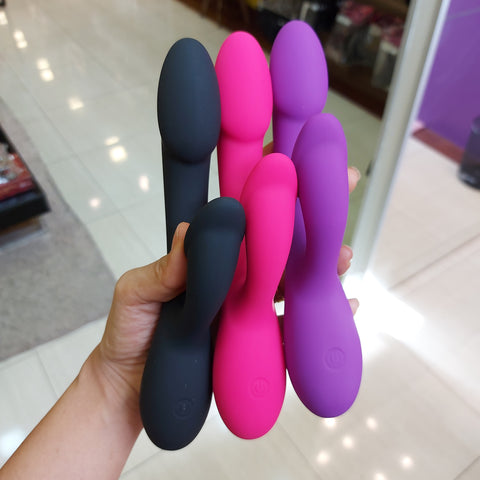 Vibrador de Ponto G e Clitóris - 7136