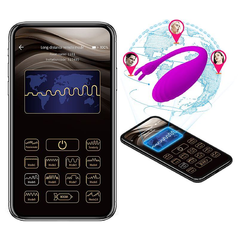 Vibro Mega Potente App Longa Distância -7588