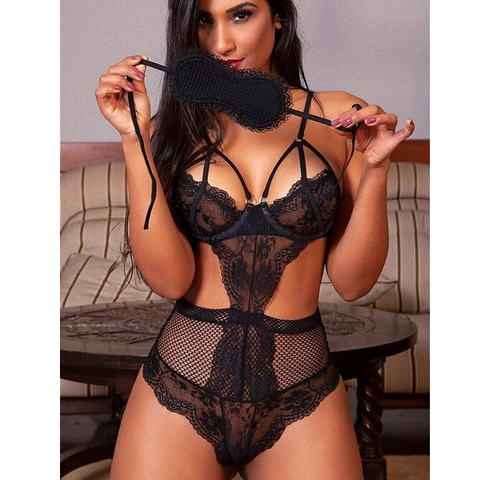 Body Renda E Arrastão E Venda Rendada -2164